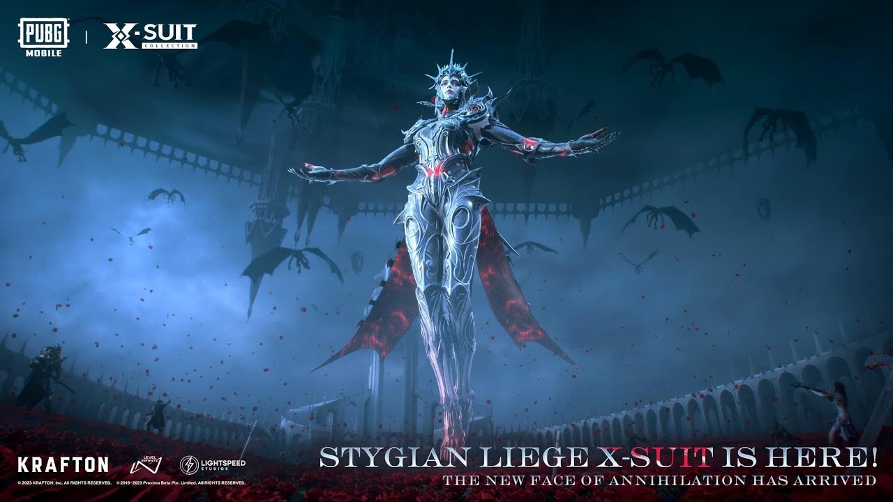 Stygian Liege X-Suit (Стигийский владыка) в PUBG Mobile